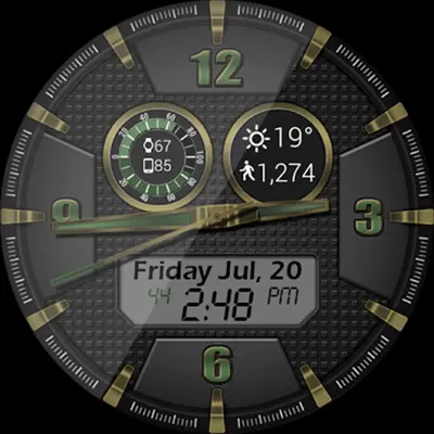 Digi-Vex HD Watch Face android App screenshot 1